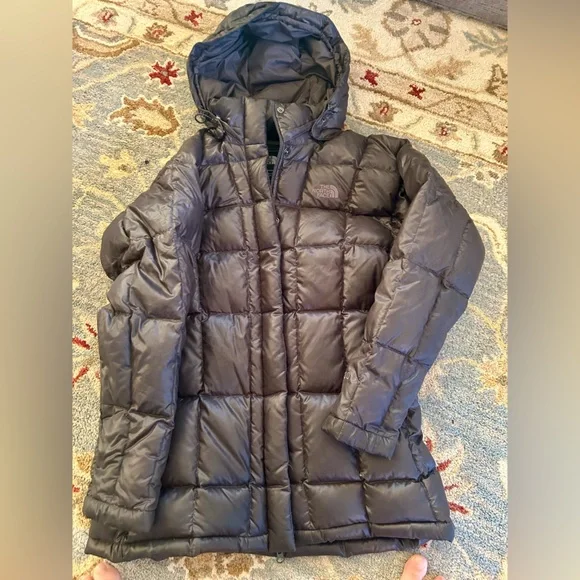 The North Face Dark Gray Goose down coat - Picture 2 of 10